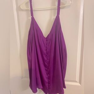 *HOST PICK - LIKE NEW* Orchid Button Down Tank - Size 4